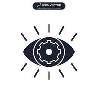 vision icon symbol template for graphic and web design collection logo vector illustration