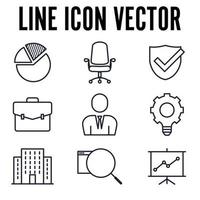 Business and finance set icon symbol template for graphic and web design collection logo vector illustration