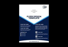 Unique and colorful editable flyer design vector