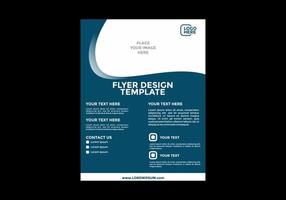 Unique and colorful editable flyer design vector