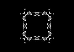 Unique ornament of square shape vector