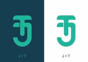 Tosca color of JT initial letter vector