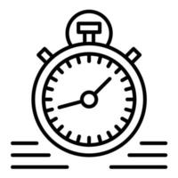 Stopwatch Line Icon vector