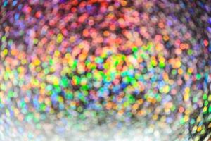 abstract multi color bokeh lights for background photo