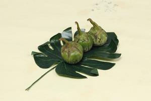 Eggplant is one of the vegetables in the form of fruit. Fruit-producing plants used as vegetables. Green eggplant is round and mini has a different taste from other eggplants. photo
