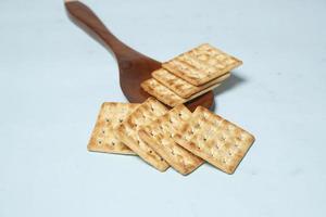 Roma biscuits served with coffee, perfect for relaxing. Foods made from wheat are able to delay hunger and also for breakfast in the morning. 'biscuit' from Latin,  bis coctus which means twice photo