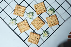 Roma biscuits served with coffee, perfect for relaxing. Foods made from wheat are able to delay hunger and also for breakfast in the morning. 'biscuit' from Latin,  bis coctus which means twice photo
