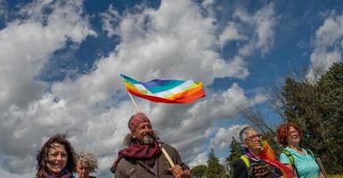 Assisi, Italy, 2022-March for peace against all war photo