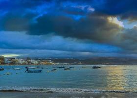 vista panorámica de la ciudad de las palmas foto