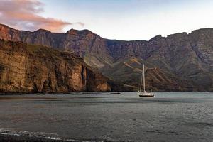 Port of Las Nieves in Gran Canaria, Canry islands photo