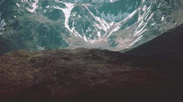 Beautiful panoramic view of the mountains video