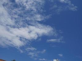 white clouds and sky photo