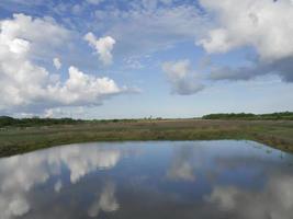 white clouds and sky photo