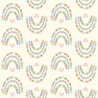 Cheerful children's pattern with a rainbow. Bright pattern for children's textiles, wallpapers. vector