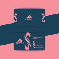 Unique Business Card Design vector