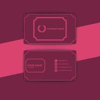 template business card vector