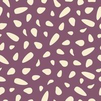 Seamless pattern with abstract shapes on a burgundy background vector