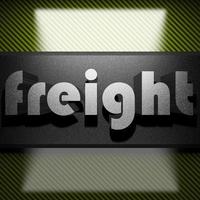 freight word of iron on carbon photo