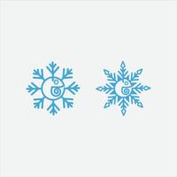 chameleon combination snowflakes vector