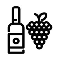 agricultura y jardinería - fruta de uva vector