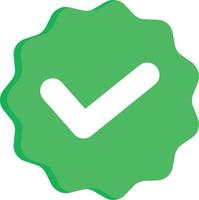 Verified store safety sign award vector