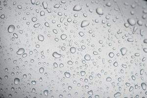 Water droplets on the body of the car photo