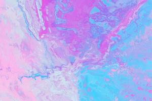 Abstract wet holographic gradient background design with watercolor stains photo