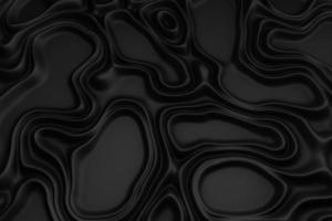 fondo 3d de la superficie de las ondas de la raya plegable negra