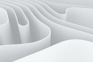 fondo moderno de ondas en capas. telón de fondo de curvas abstractas. diseño 3d de banda ondulada creativa, plantilla web, planificador foto