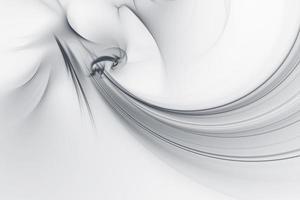 Abstract tech futuristic smoky shape element for design. Smooth generative wavy background surface 3d render photo