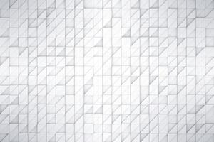 White geometric mosaic abstract background. Abstract triangles 3d render photo