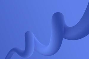 Dynamic dark blue gradient shape background. Abstract liquid shape illustration. Trendy curve 3d rendering photo