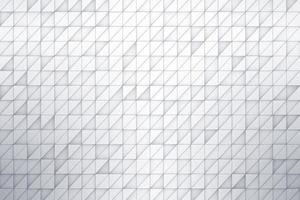 Abstract white triangle mosaic background. Technology 3d illustration photo