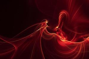 Abstract flowing futuristic shape element for design. Smooth generative wavy background surface 3d render photo