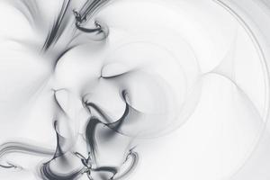 Abstract digital tech futuristic dark light smoke wave white background 3d illustration photo