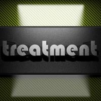 treatment word of iron on carbon photo