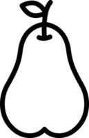 Pear Vector Icon Design Illustration
