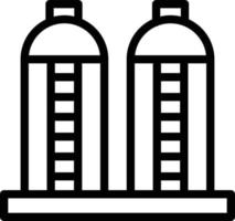 Silo Vector Icon Design Illustration