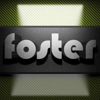 foster word of iron on carbon photo