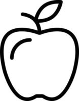 icono de vector de manzana