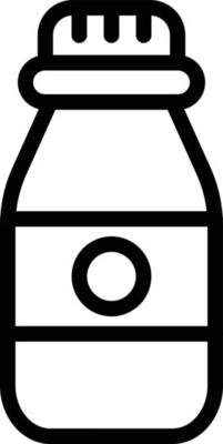 Vial bottle Vector Icon Design Illustration
