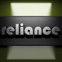 reliance word of iron on carbon photo