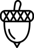 Acorn Vector Icon Design Illustration