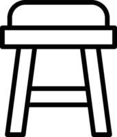 Stool Vector Icon Design Illustration