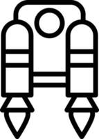 Jetpack Vector Icon Design Illustration