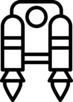 Jetpack Vector Icon Design Illustration