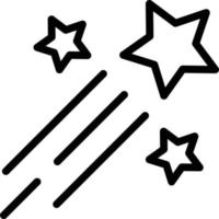 Shooting stars Vector Icon Design Illustration