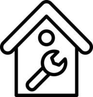 ilustración de diseño de icono de vector de mantenimiento de casa