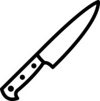 ilustración de diseño de icono de vector de cuchillo