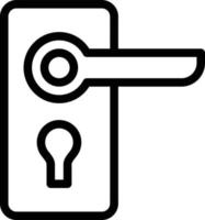 Door handle Vector Icon Design Illustration